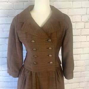 Christian Dior-New York Vintage ‘60’s Tweed Jacket & Skirt Set. Lot Sz-10